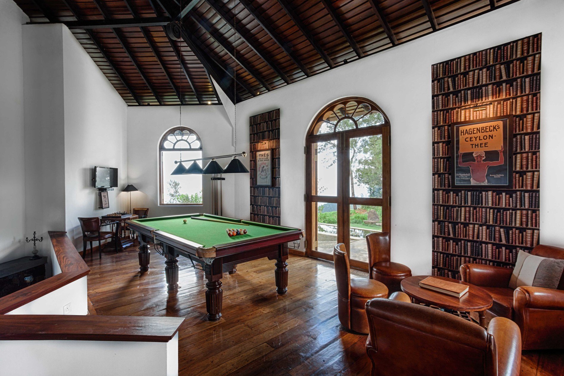 Madulkelle Tea & Eco Lodge 4 star Kandy Sri Lanka billiard room